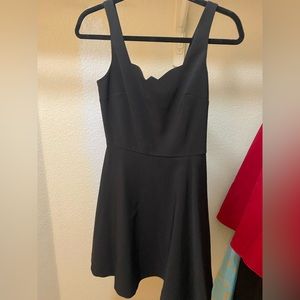Little Black Dress with pretty scalloped neckline